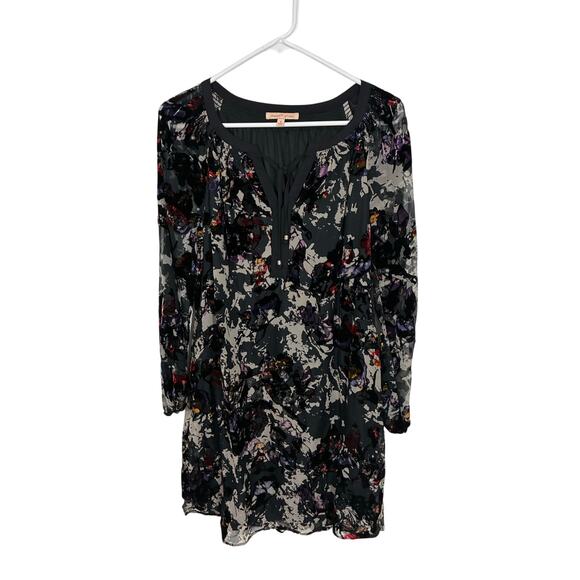 Gibson Latimer Crushed Velvet Moody Dress Romantic Whimsygoth Floral Boho - Picture 1 of 5